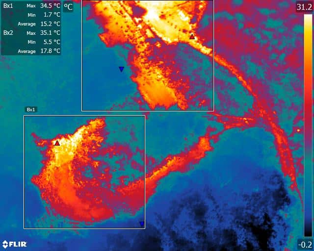 1950s Landfill Site surveyed by drone using thermal imaging