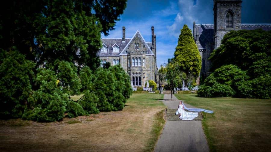 Ashdown Park Hotel Drone Wedding Photography