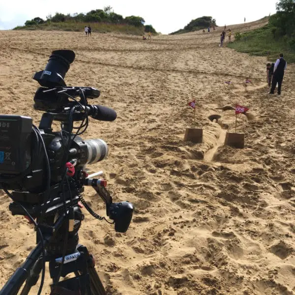 Sand Marble Rally Filming BBC One Show Sand Marble Rally Filming BBC One Show