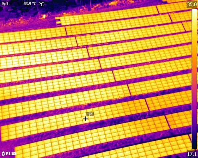 DJI_0004 Solar Farm Thermal Imaging Sussex Surrey Kent