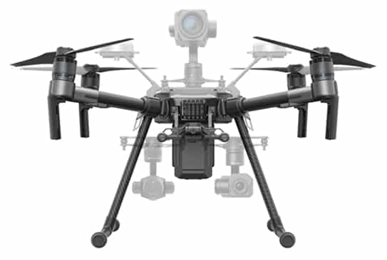 m210 UAV drone DJI M210 used in thermal imaging
