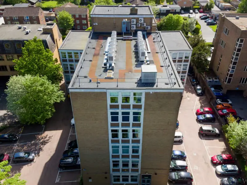 231107-0003 Commercial roof inspection by drone