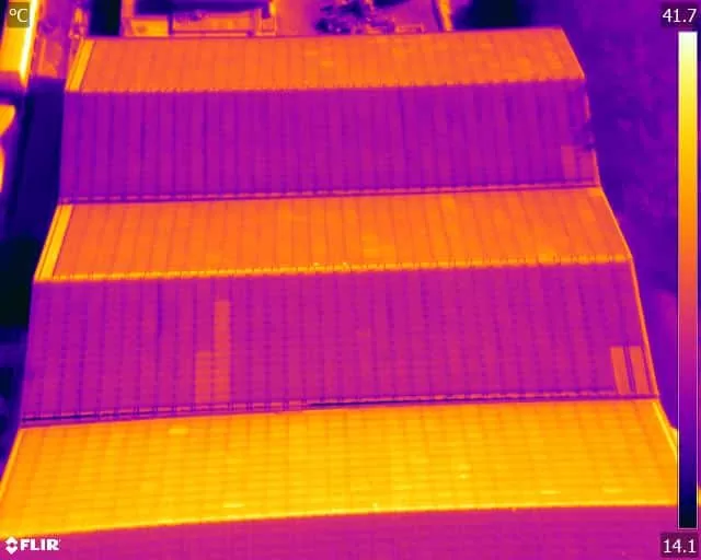 Drone Thermal Imaging of PV Photovoltaic Panels