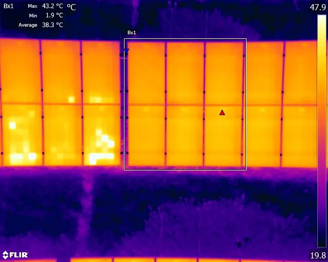 Grain store explosion thermal imaging