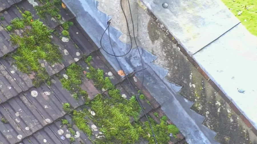 roof inspection with UAV