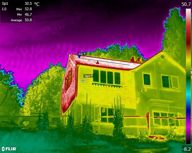 Domestic house thermal survey