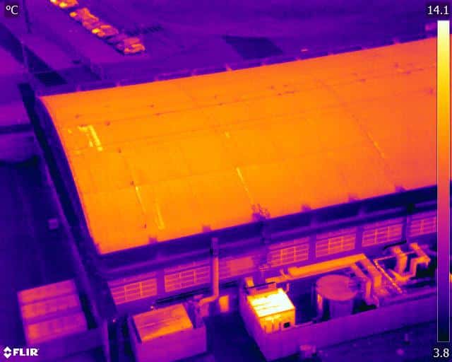 Thermal Image showing Generator