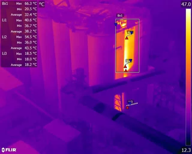 Solar PV Infrared thermal inspection