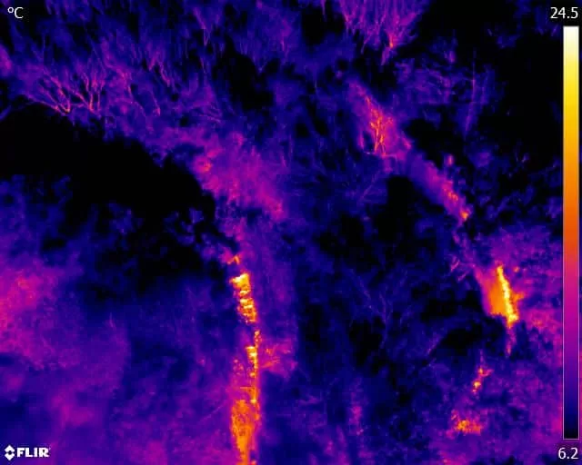 Landfill underground fire thermal imaging IEC62446-3:2017 Solar PV thermal inspection