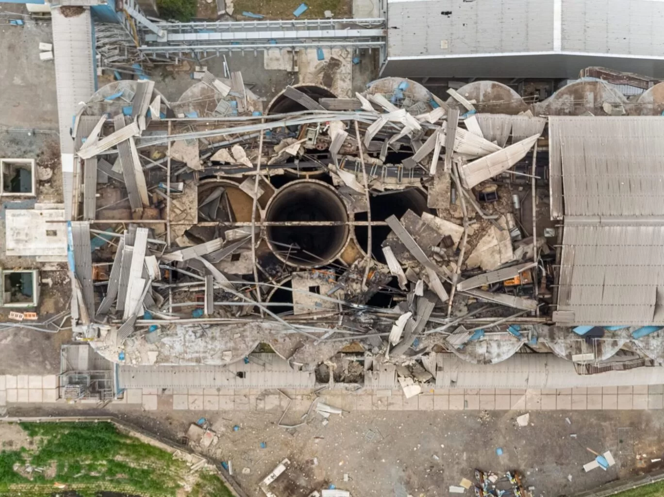 Port of Tilbury London Grain Store Explosion and Fire