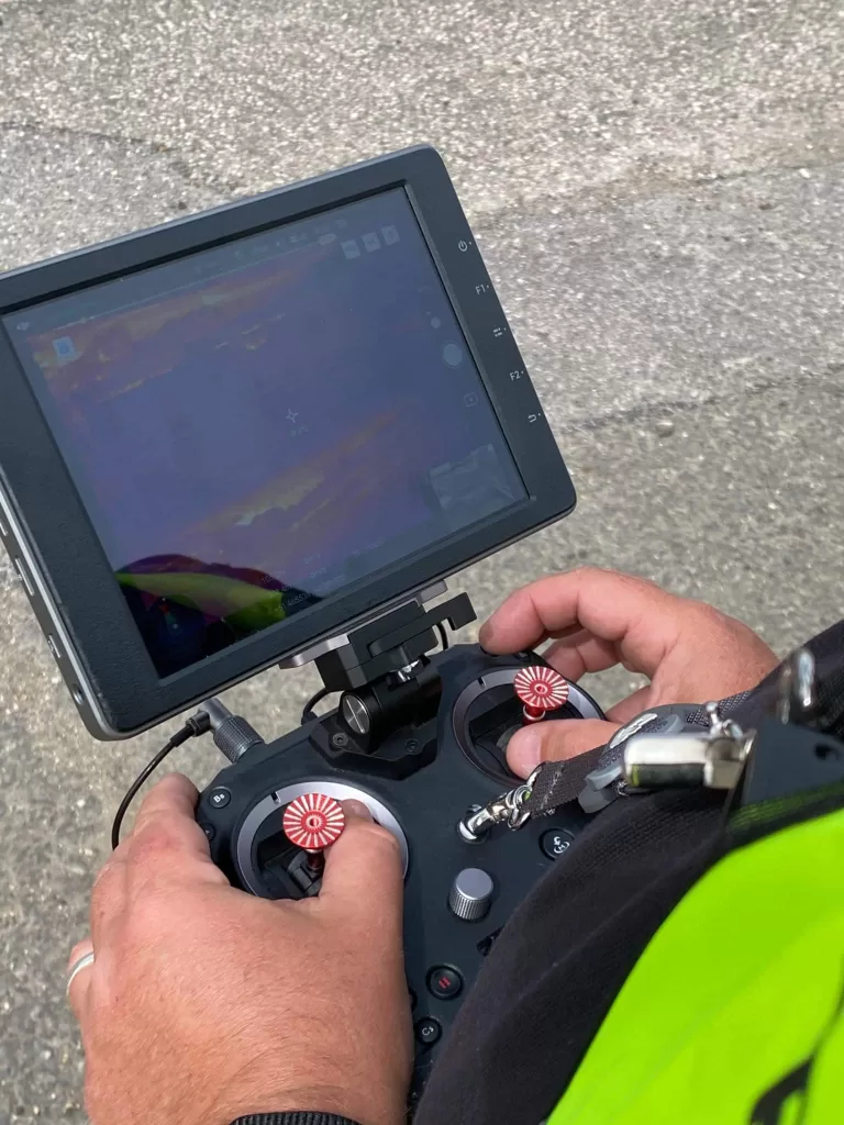 Drone Media Imaging for Port of Tilbury London Grain Store Explosion and Fire Working in Aerial Thermography