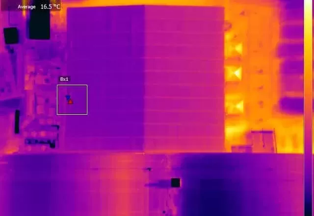 Roof heat loss in pitched roofs using thermography across sussex