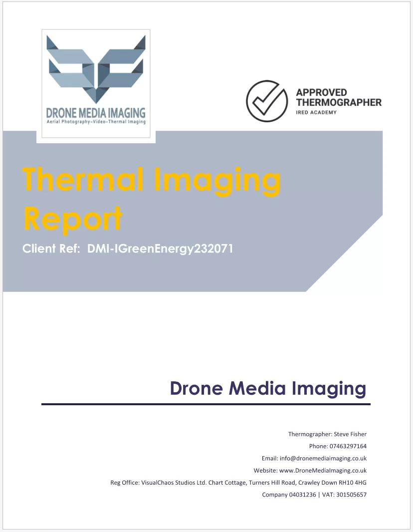 Thermal Report IEC Compiant Solar Inspection Report