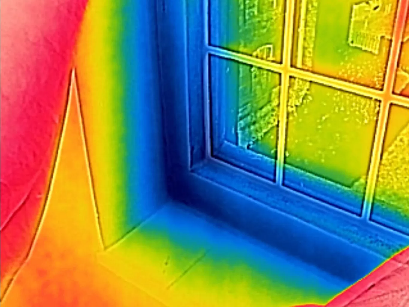 © 2019 - Using Thermography to investigate building air presure, air flow and air leaks
