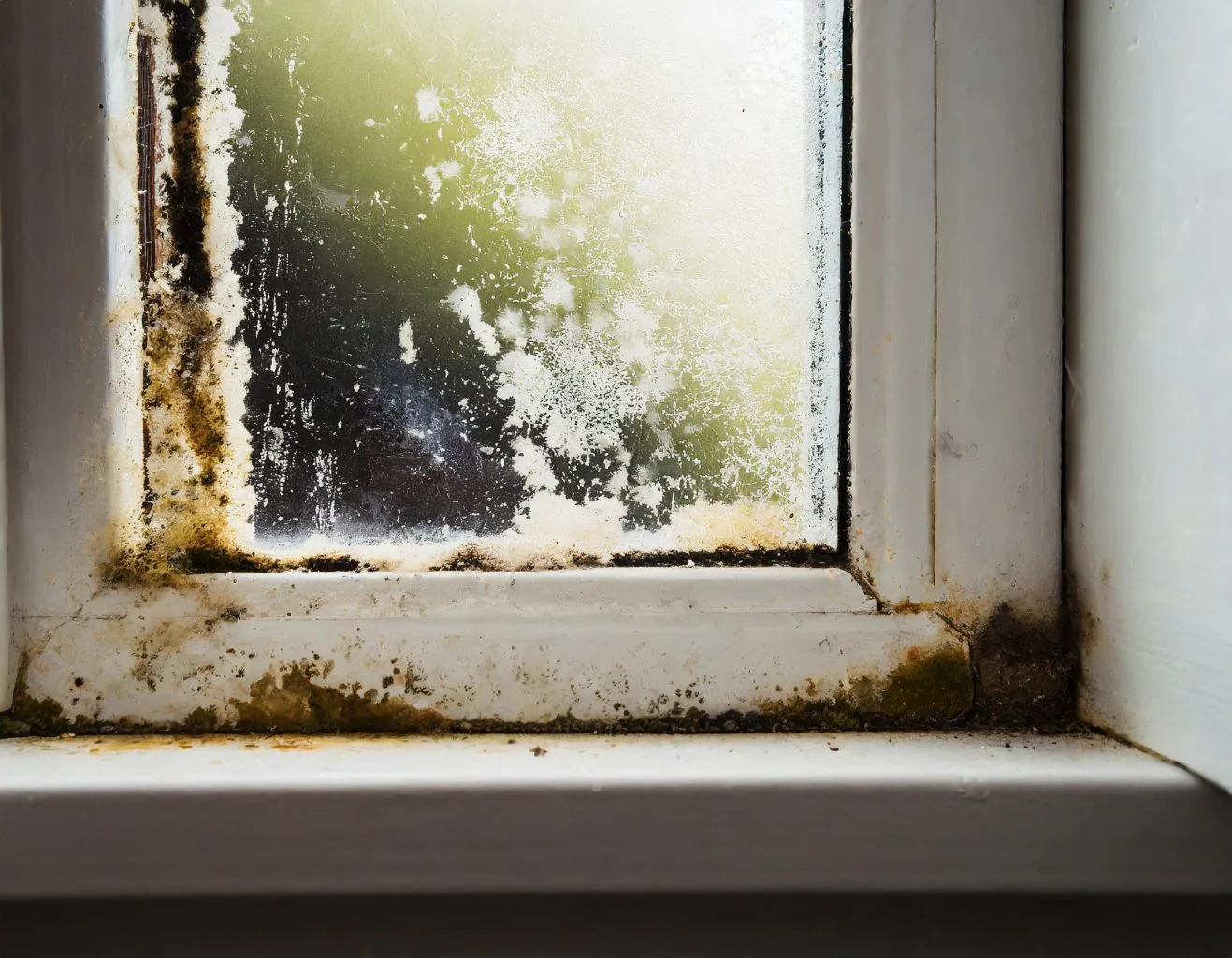 Firefly Home windowsills with damp and mould 73305 condensation on windows causing mold