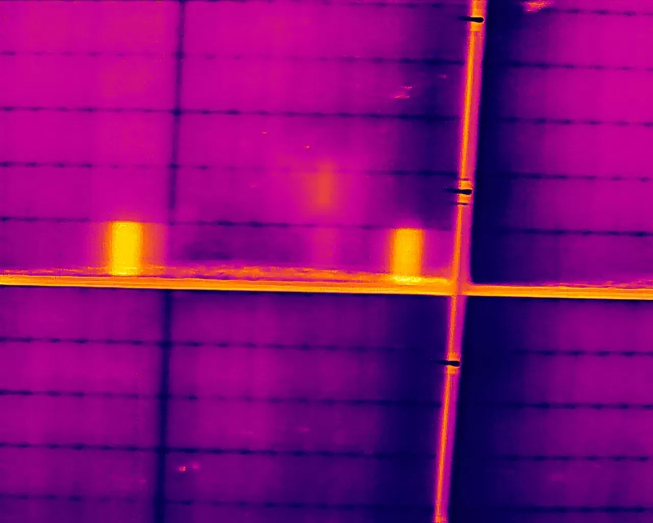 Grain store explosion thermal imaging