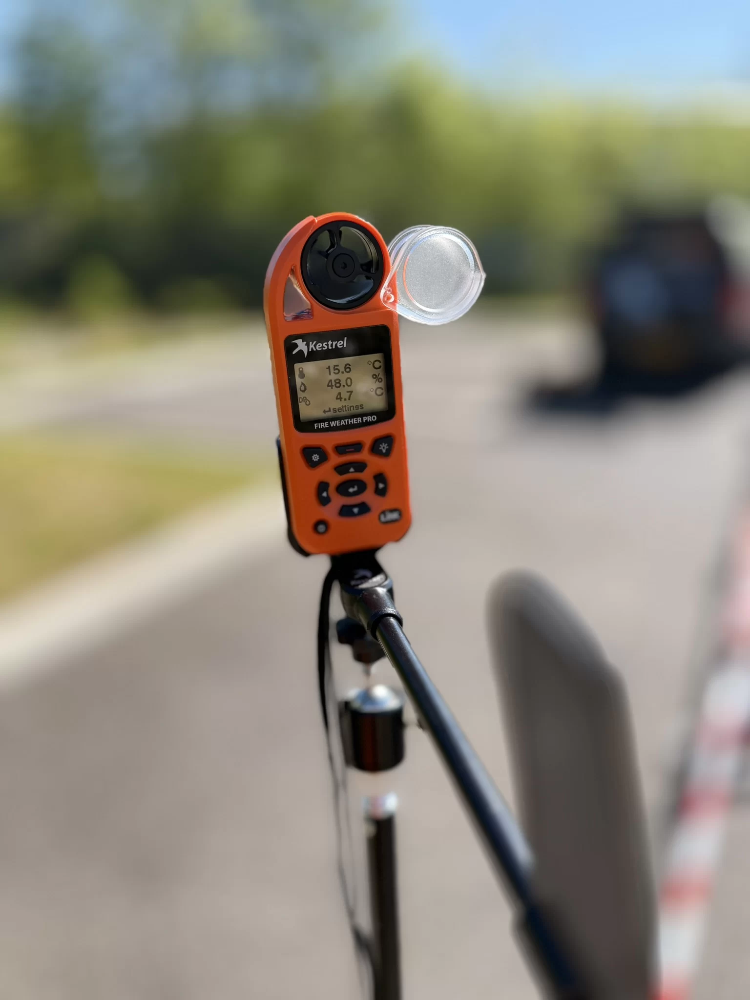 Kestrel Environmnetal monitoring data log
