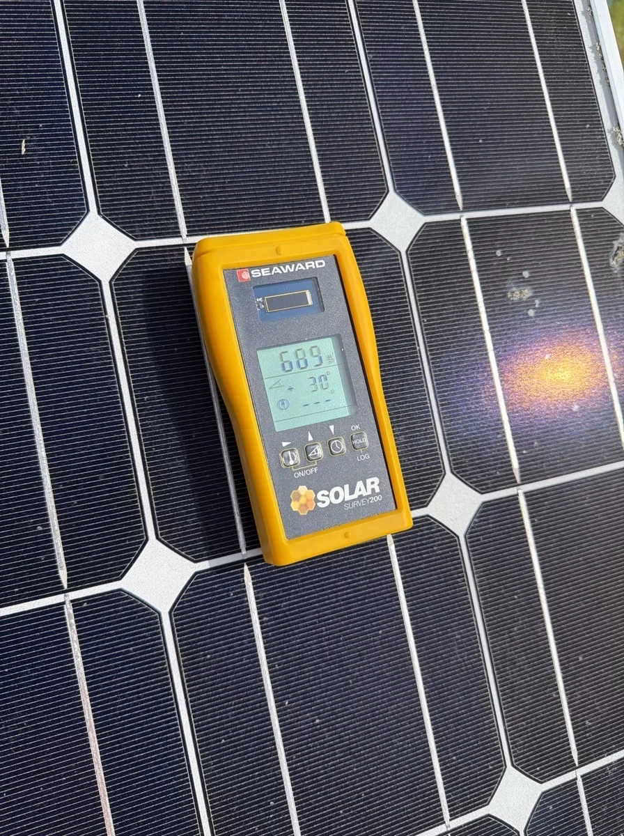 Solar Irradiance measurements for solar panel inspections IEC62446-3:2017 Solar PV thermal inspection