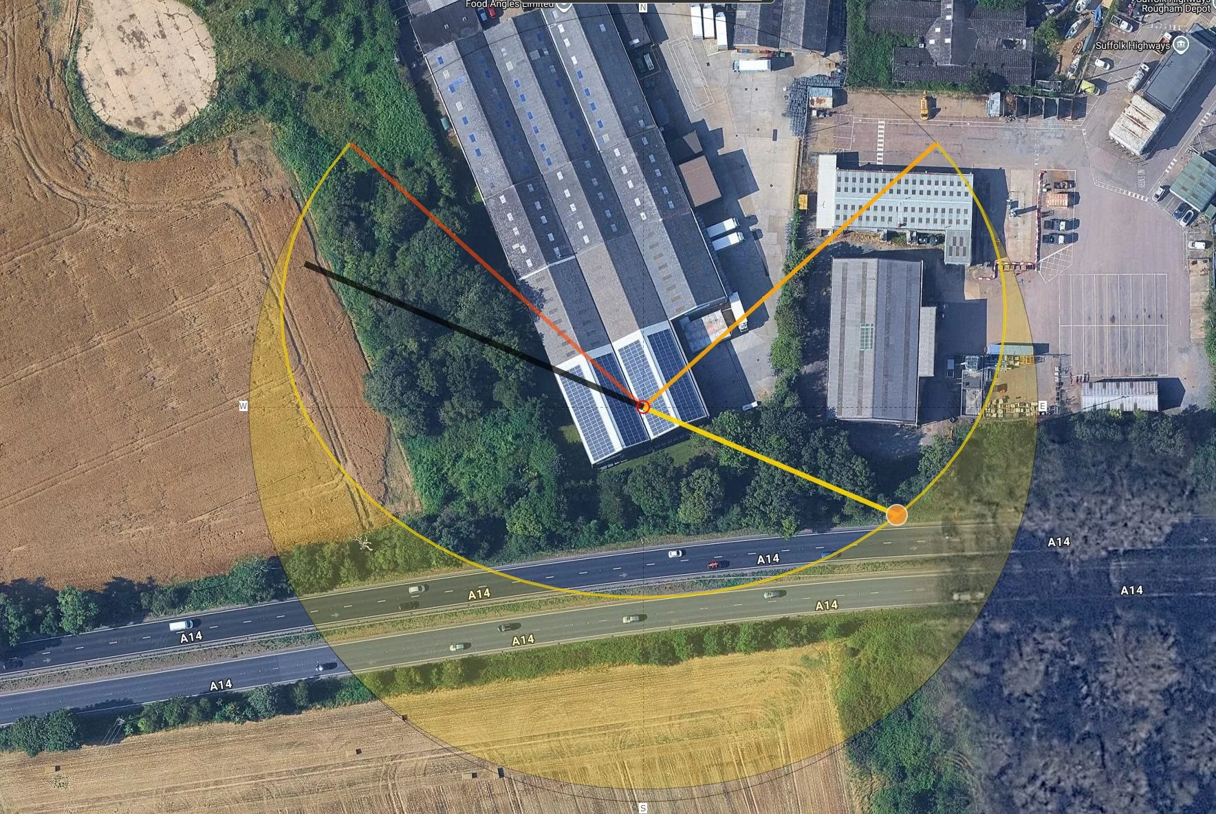 Commercial roof solar inspection understanding the sun position
