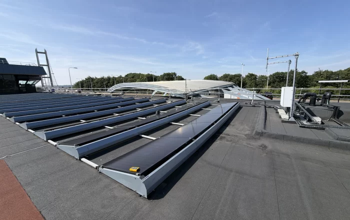 Roof top solar array