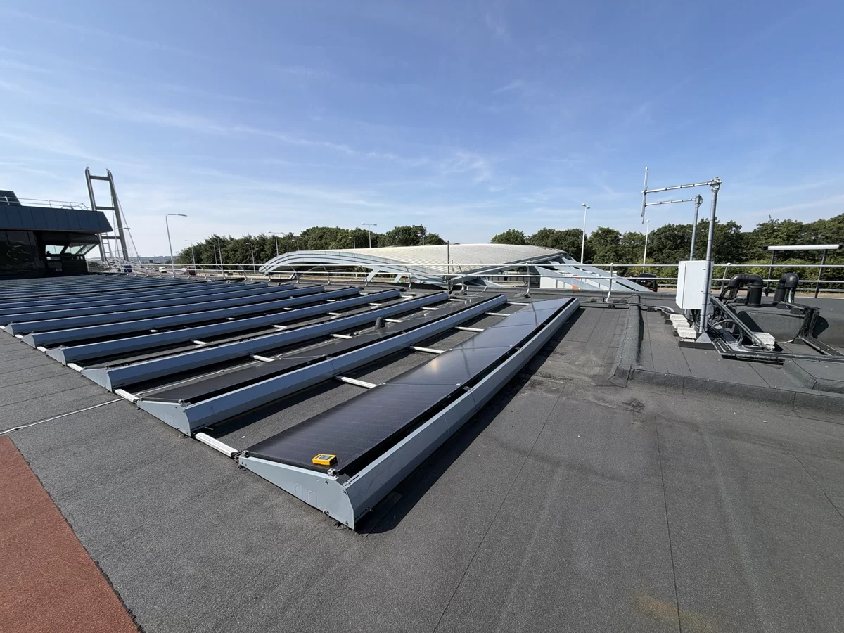 Roof top solar array Roof top solar array