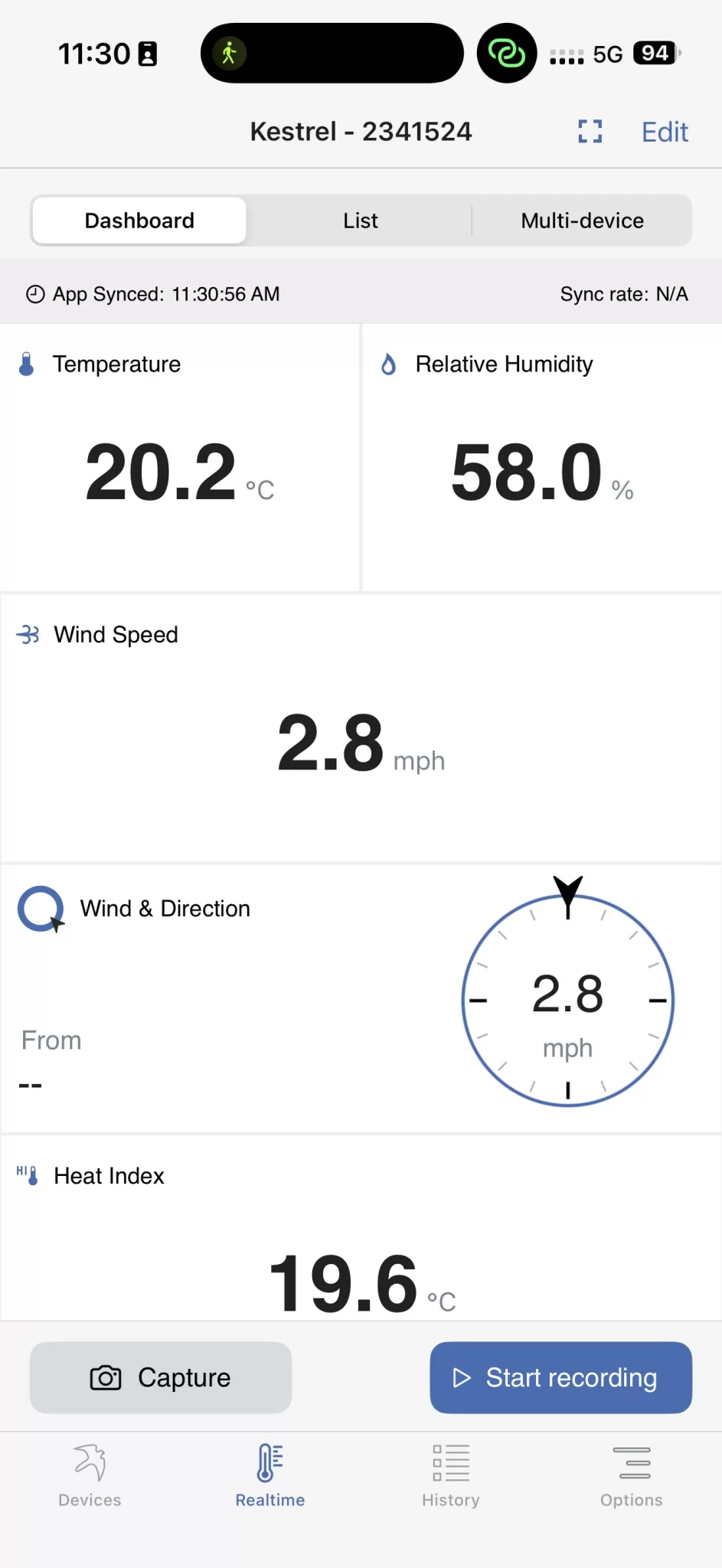 Environmental log data for solar inspections Environmental log data for solar inspections