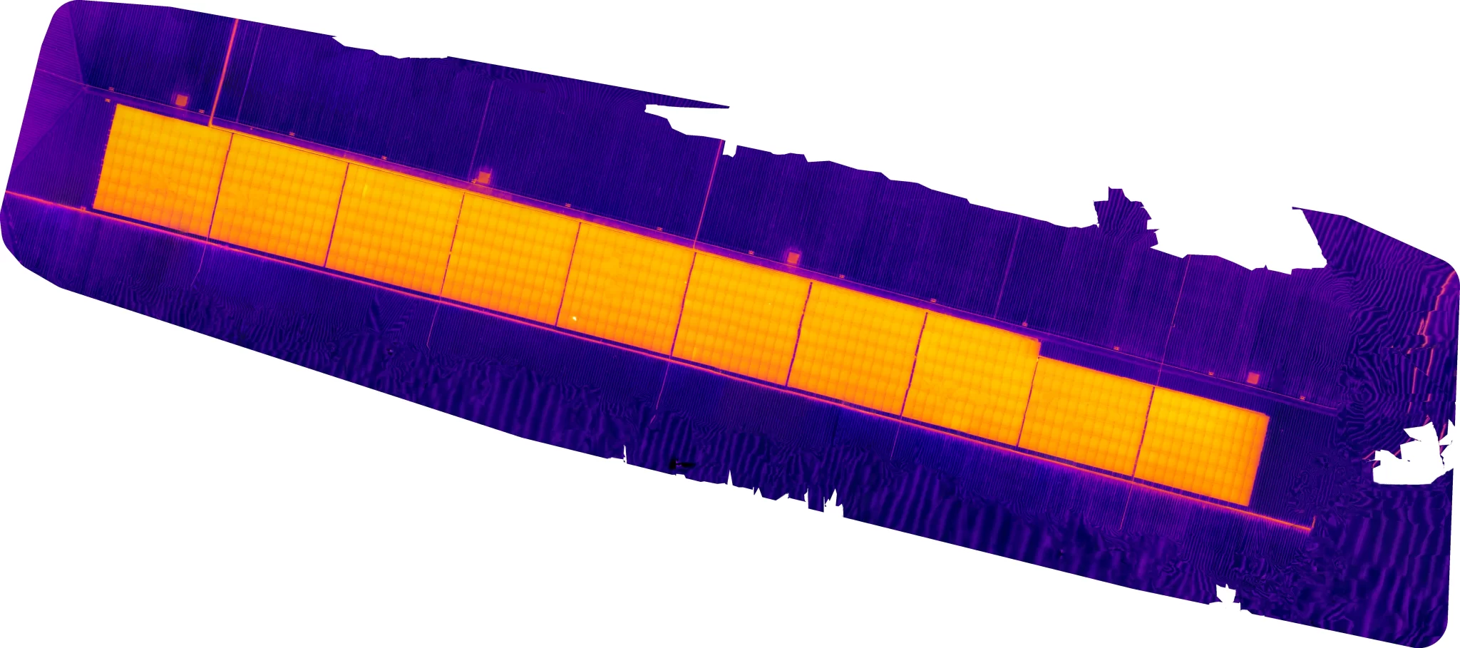 Solar Orthomosaic mapping with radiometric images