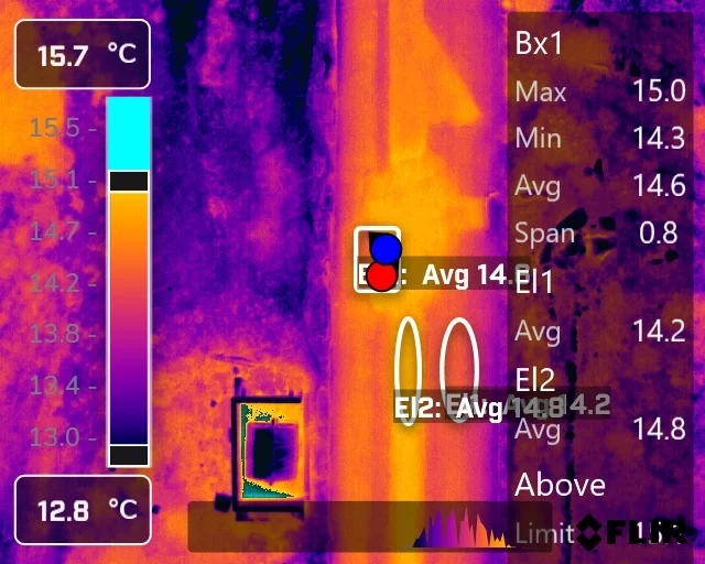 utility pipe water leak detection utility pipe water leak detection thermal imaging