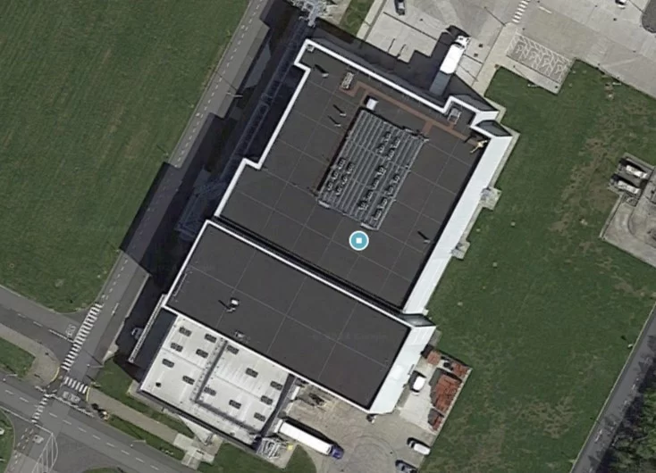 Flat roof aerial survey Solar PV Infrared thermal inspection