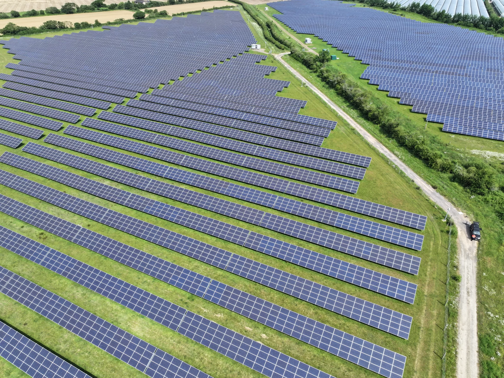 Solar Farm Installation Comissioning Baseline Survey Solar PV Infrared thermal inspection