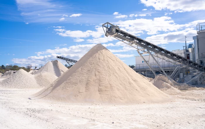 Drone quantity surveying stockpiles