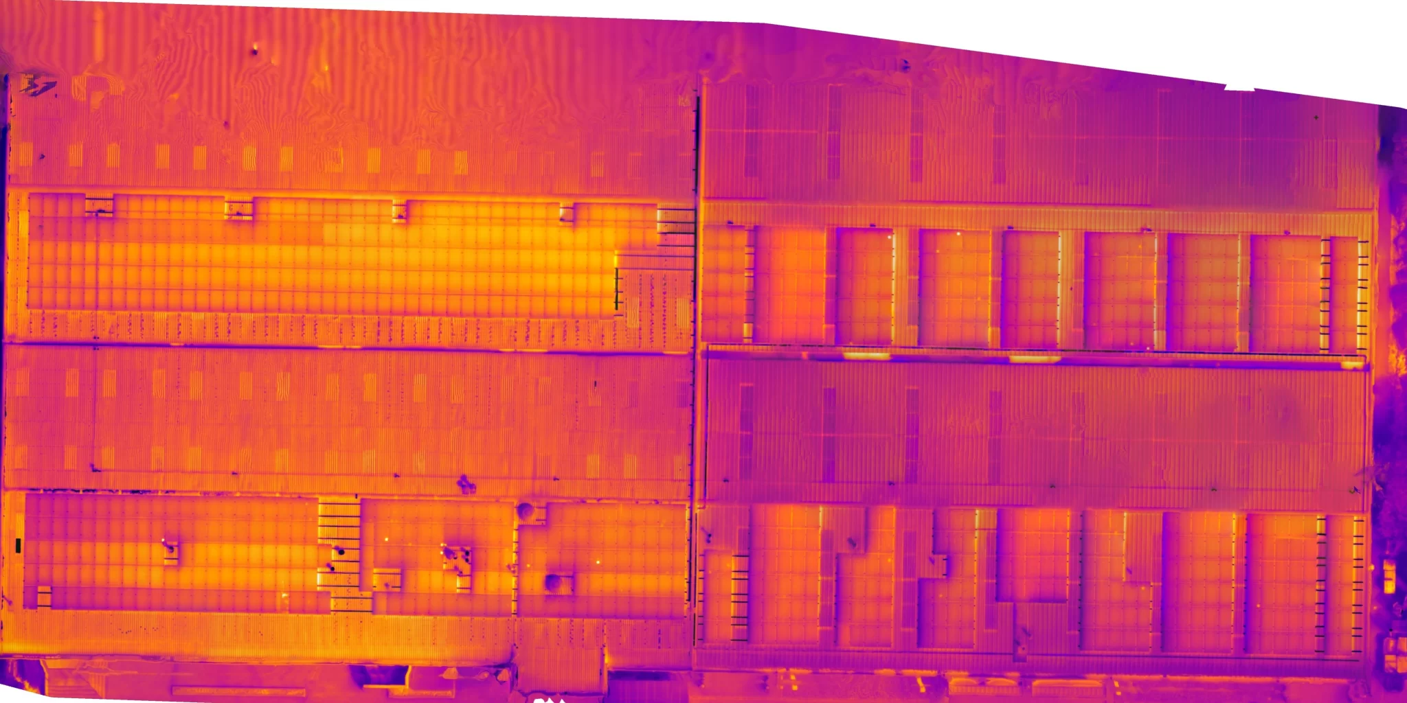 Commercial kent roof solar inspection IEC62446-3 Thermal overview