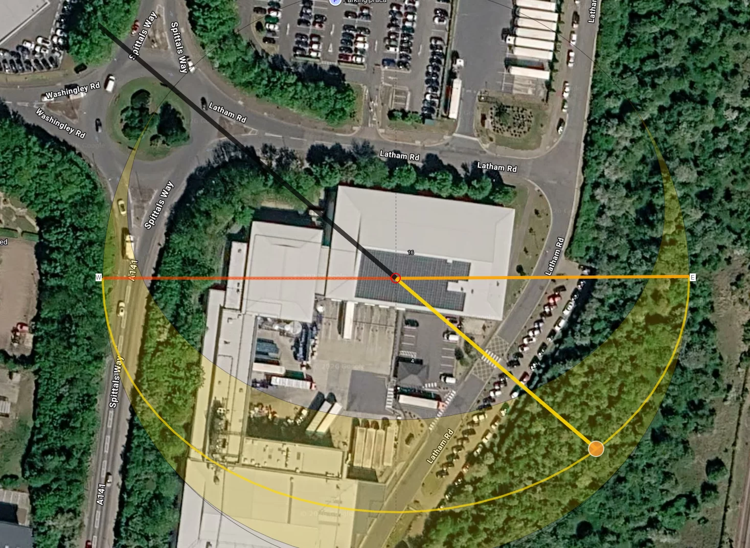 The recording of the sun position for Solar IEC compliant surveying